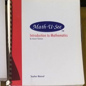 Math-U-See Introduction to Mathematics Teacher's Manual